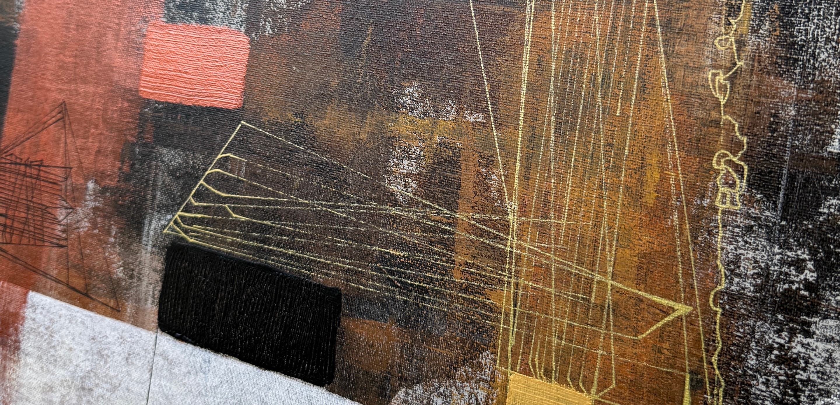 Original abstract painting by Vanessa Caroli, hero image